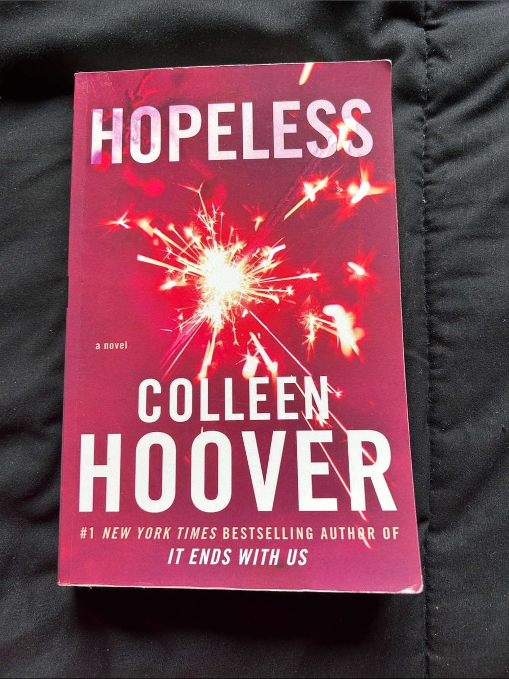 Hopeless by Colleen Hoover - Red Sparkler Cover